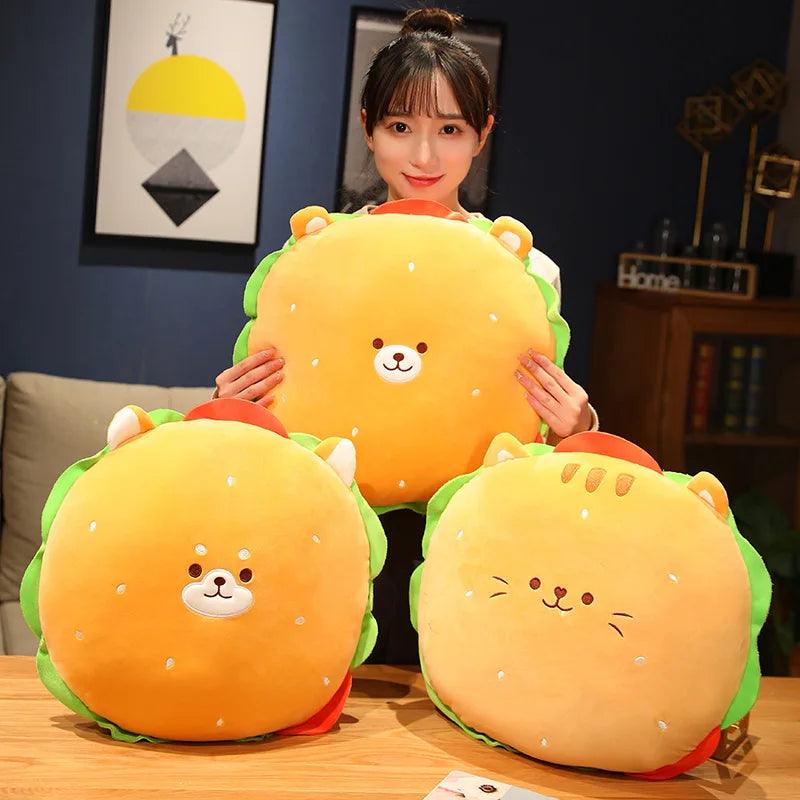 Burger Animals Pillow Plushies - MoeMoeKyun