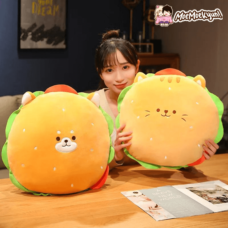 Burger Animals Pillow Plushies - MoeMoeKyun