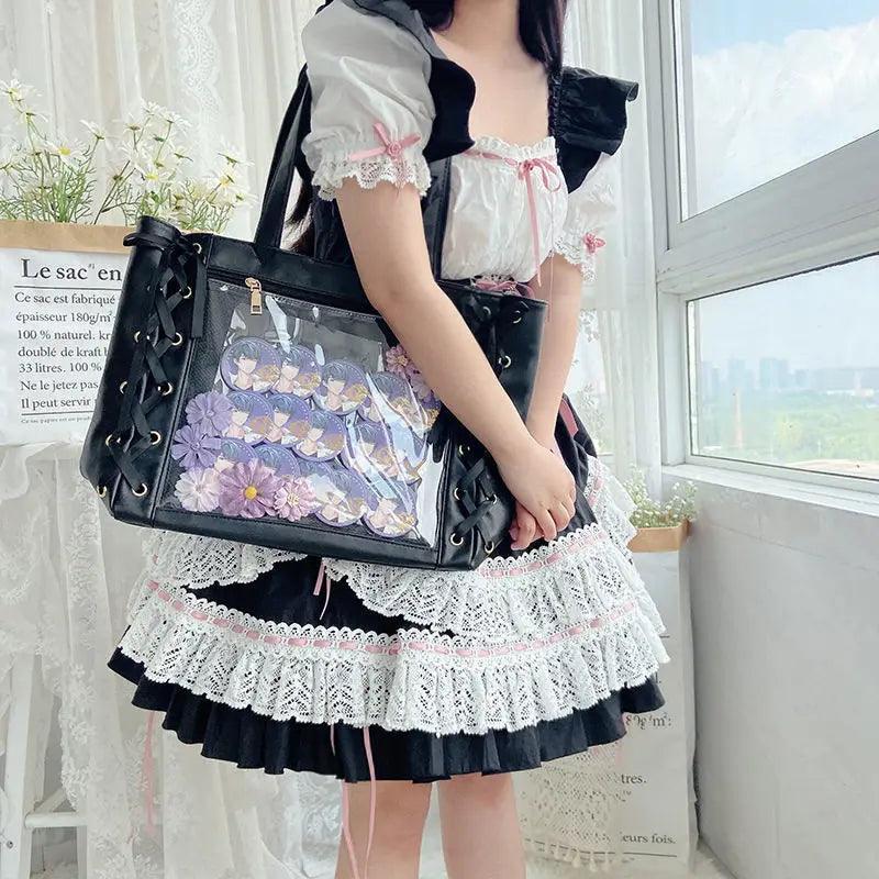 Corset Ribbon Ita Bag - MoeMoeKyun