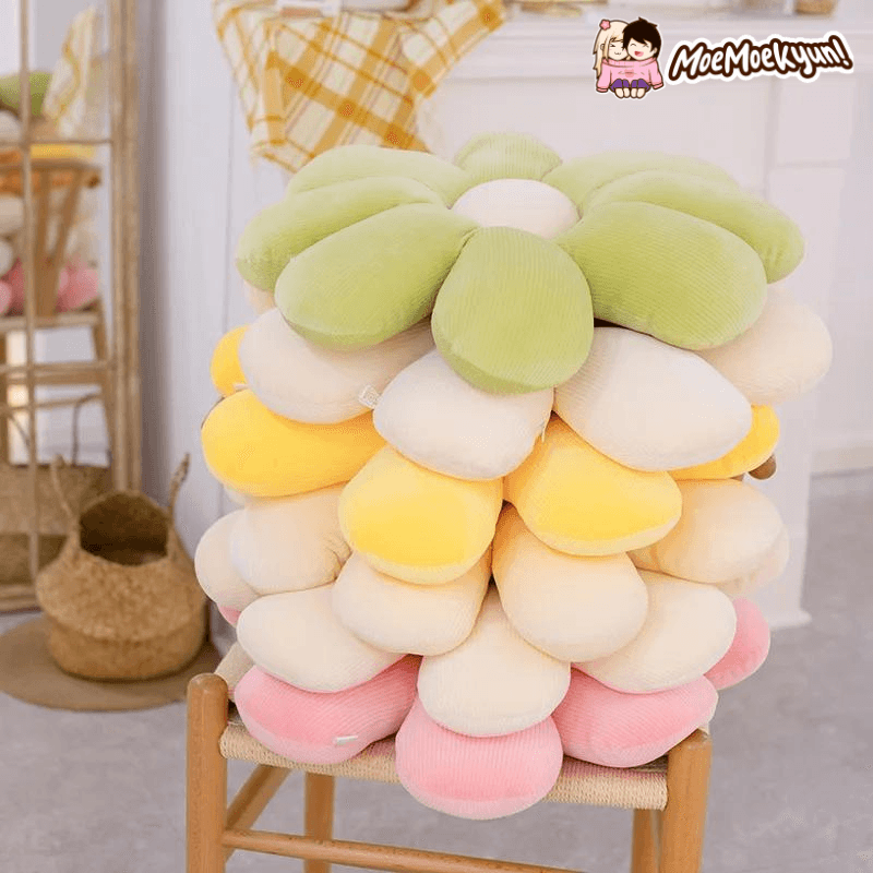 Cushy Daisy Plush Pillows - MoeMoeKyun