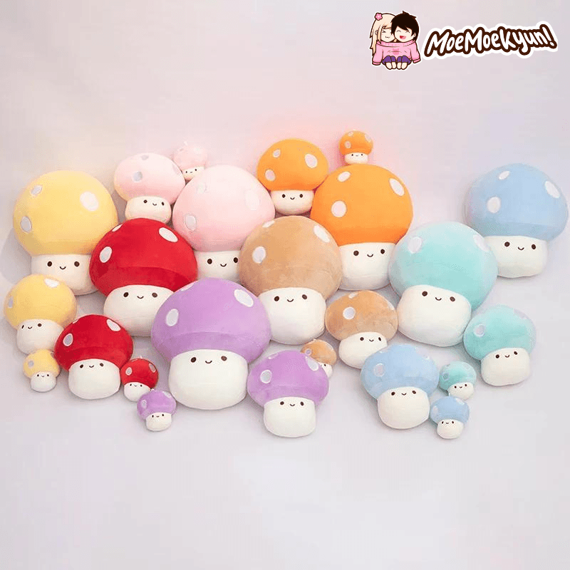 Cute Colorful Mushroom Plushies - MoeMoeKyun