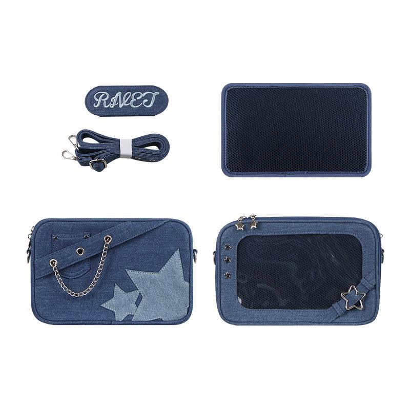 Denim Crossbody Ita Bag - MoeMoeKyun