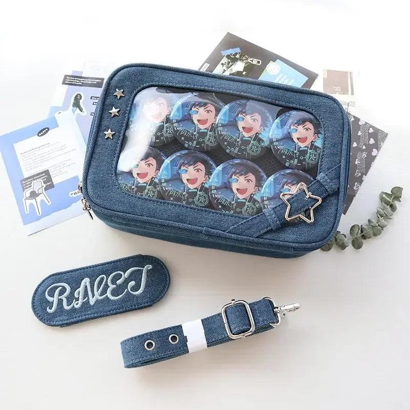 Denim Crossbody Ita Bag - MoeMoeKyun