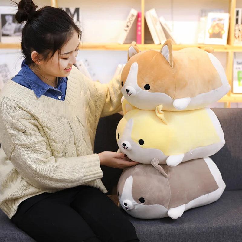 Double Cute Corgi Plush Toys - MoeMoeKyun