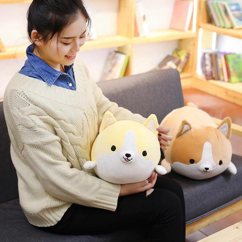 Double Cute Corgi Plush Toys - MoeMoeKyun