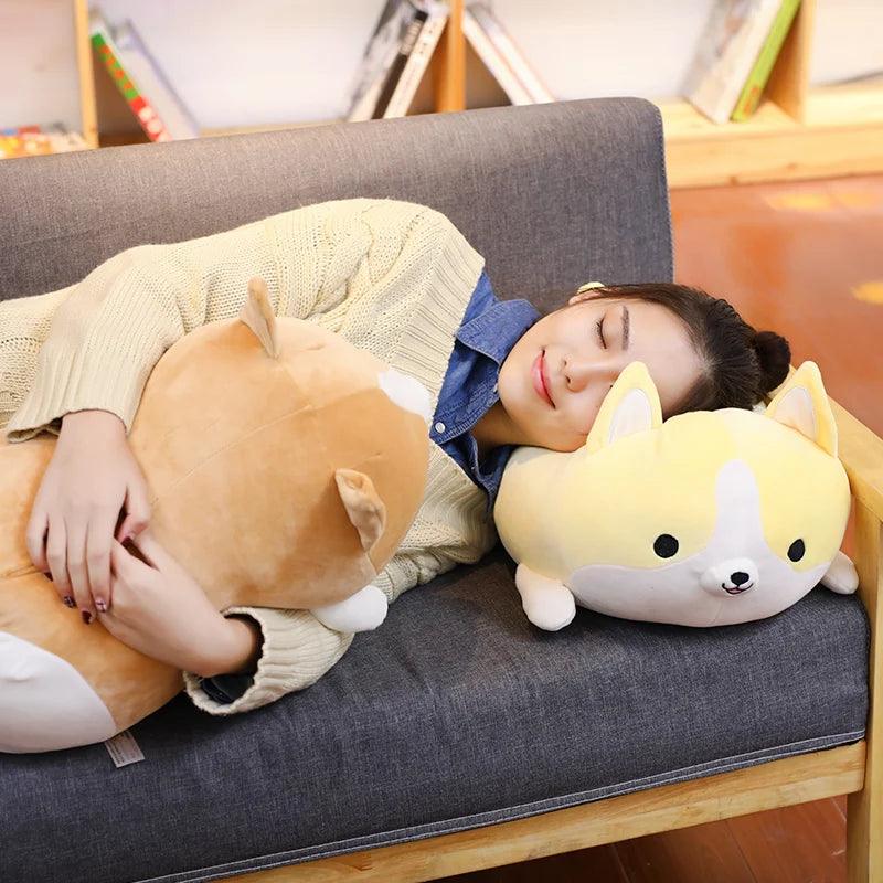 Double Cute Corgi Plush Toys - MoeMoeKyun