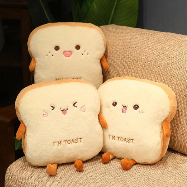 Toast retailer Stress Relief Small Kids Maker Foods Bread Stuffed Plush Toy