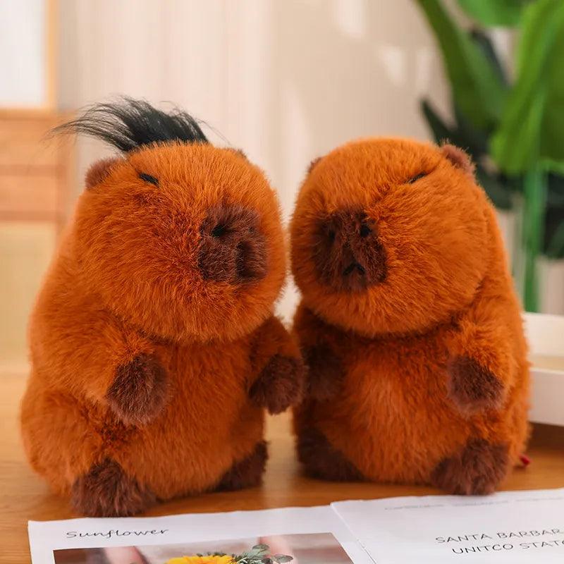 Fluffy Brown Capybara Plush Toys | New - MoeMoeKyun