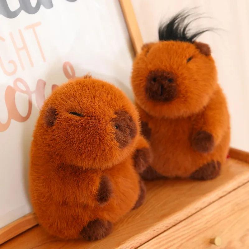 Fluffy Brown Capybara Plush Toys | New - MoeMoeKyun