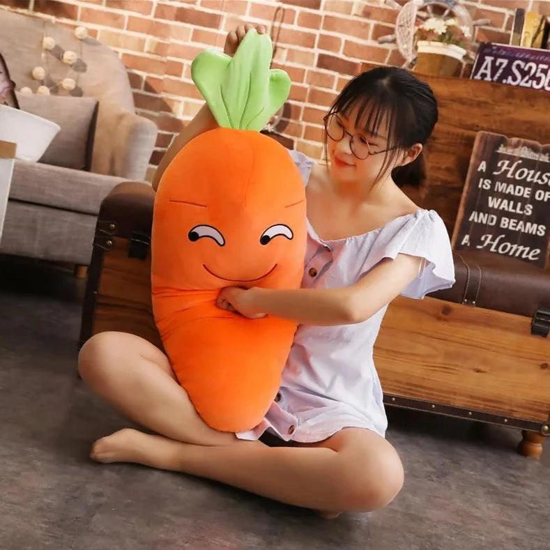 Funny Carrot Plush Toy | New - MoeMoeKyun