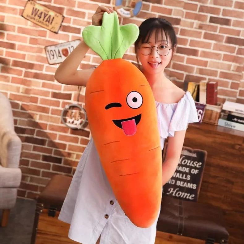 Funny Carrot Plush Toy | New - MoeMoeKyun