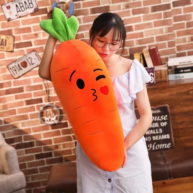 Funny Carrot Plush Toy | New - MoeMoeKyun