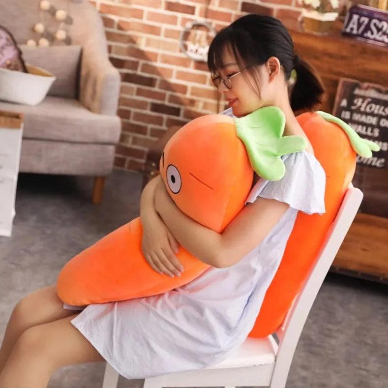 Funny Carrot Plush Toy | New - MoeMoeKyun