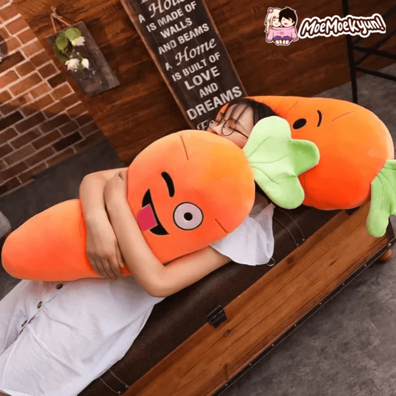 Funny Carrot Plush Toy | New - MoeMoeKyun