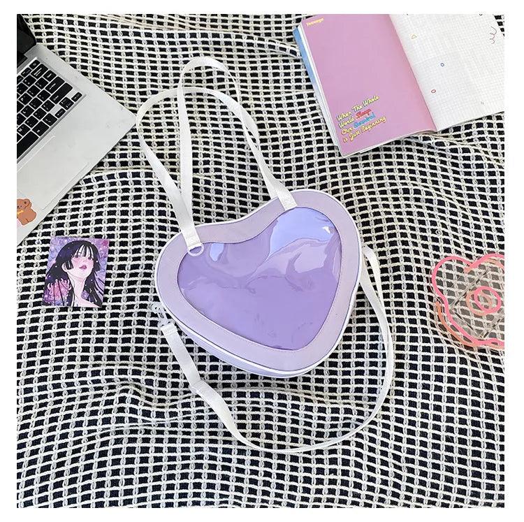 Heart Crossbody Ita Bag - MoeMoeKyun