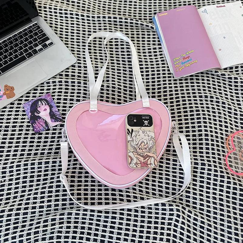 Heart Crossbody Ita Bag - MoeMoeKyun