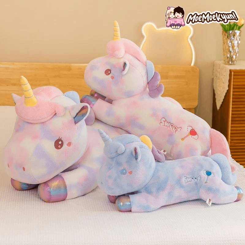 Hypnotic Rainbow Unicorn Plushies - MoeMoeKyun