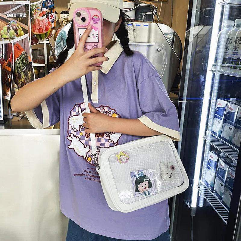 Japanese High School Crossbody Ita Bag - MoeMoeKyun