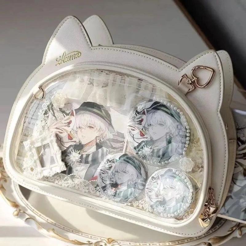 Kitty Ita Handbag with Double Ears - MoeMoeKyun