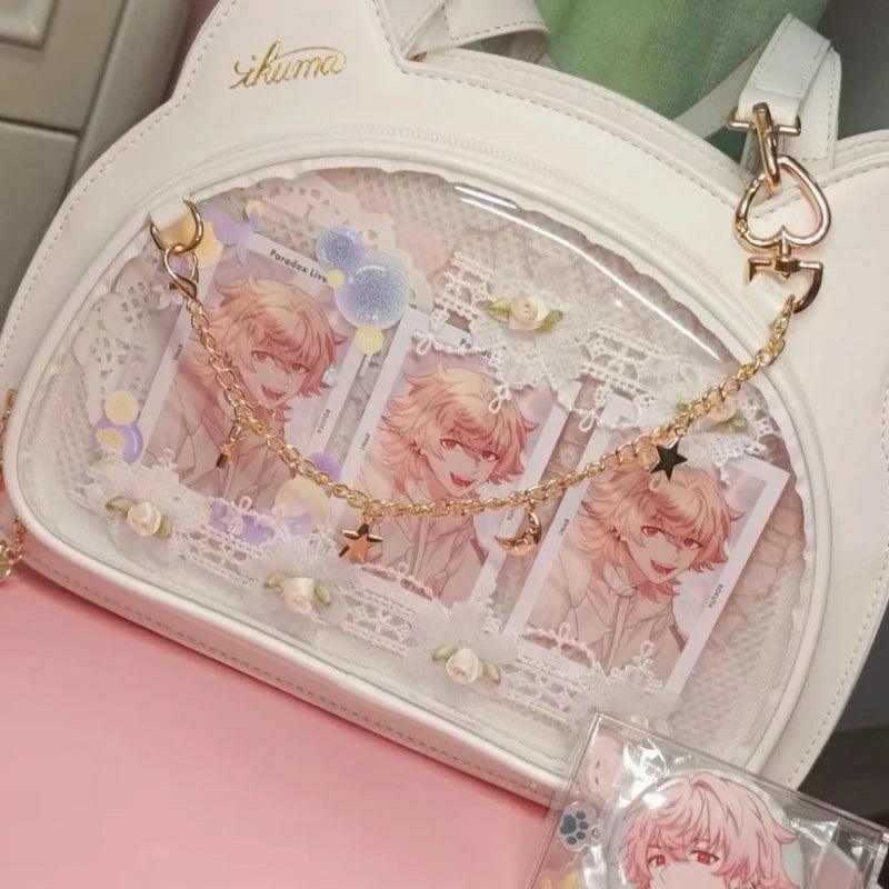 Kitty Ita Handbag with Double Ears - MoeMoeKyun