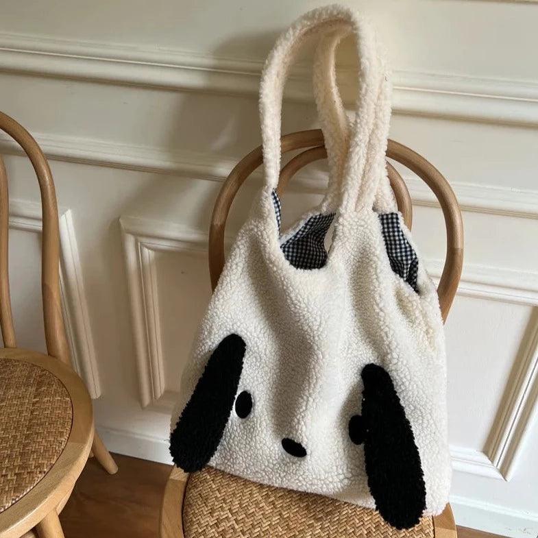 Lamb with Big Ears Shoulder Tote Bag - MoeMoeKyun