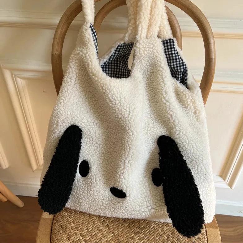 Lamb with Big Ears Shoulder Tote Bag - MoeMoeKyun