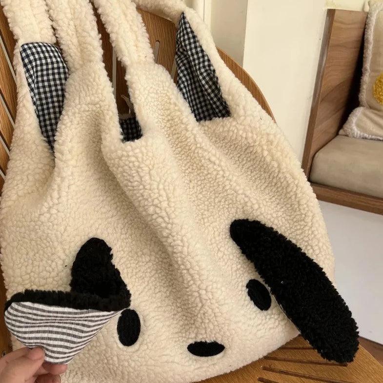 Lamb with Big Ears Shoulder Tote Bag - MoeMoeKyun