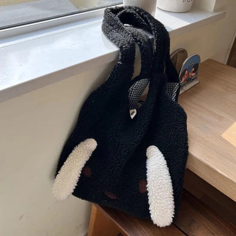 Lamb with Big Ears Shoulder Tote Bag - MoeMoeKyun