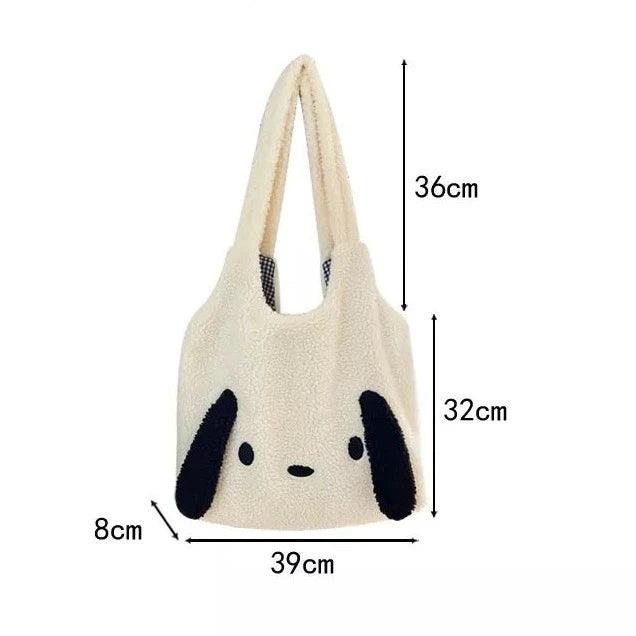 Lamb with Big Ears Shoulder Tote Bag - MoeMoeKyun