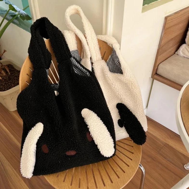 Lamb with Big Ears Shoulder Tote Bag - MoeMoeKyun