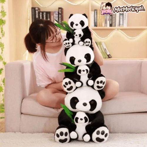 Panda Plushie with a Baby - MoeMoeKyun