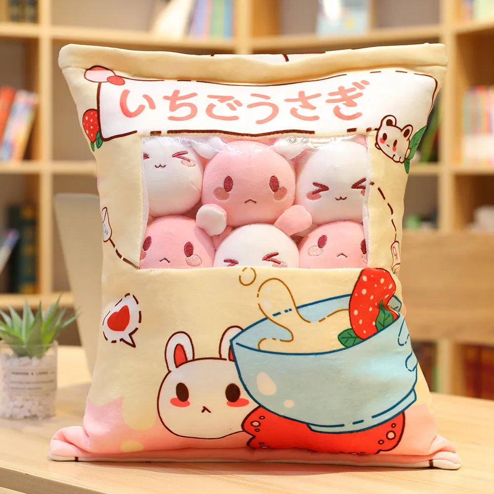 Plush Candy Bag with Small Soft Animal Toys - MoeMoeKyun