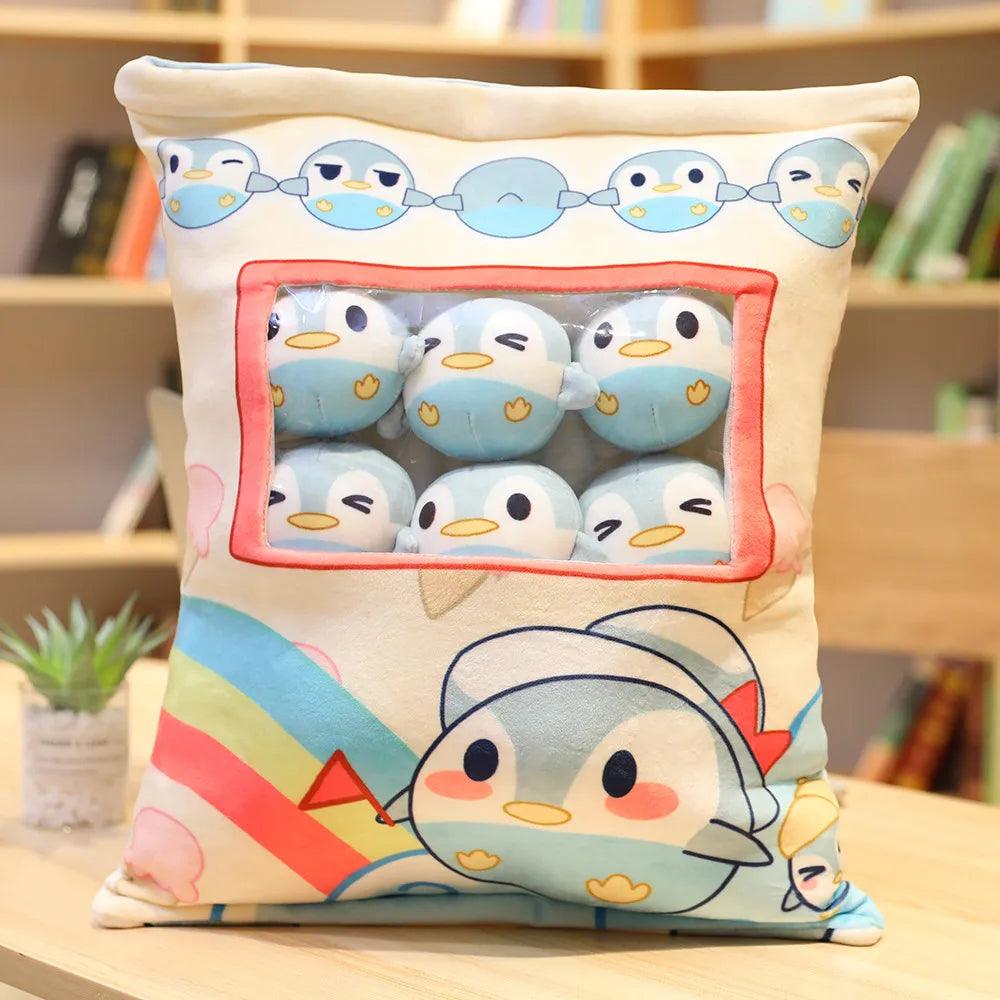 Plush Candy Bag with Small Soft Animal Toys - MoeMoeKyun