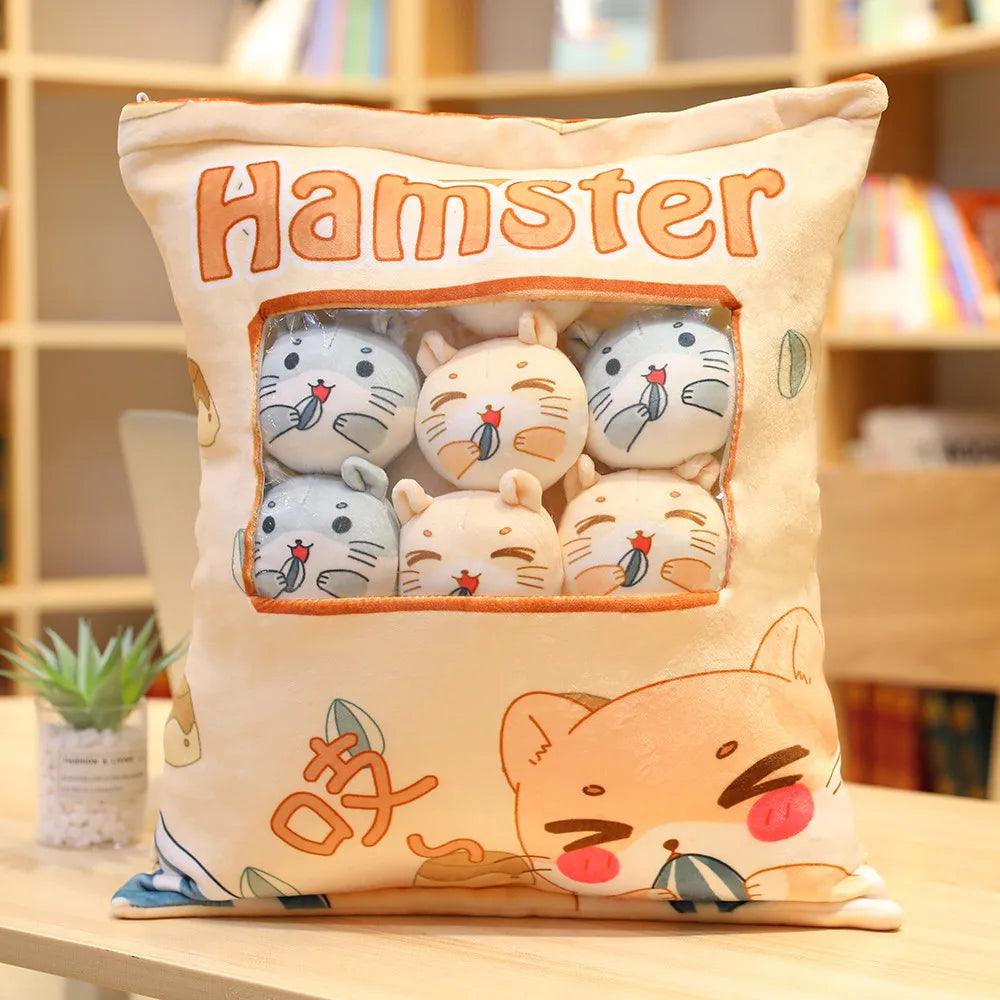 Plush Candy Bag with Small Soft Animal Toys - MoeMoeKyun