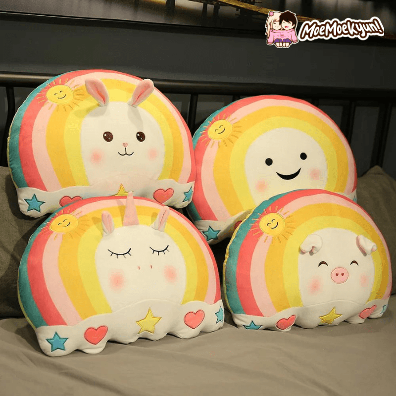 Rainbow Animal Pillows - MoeMoeKyun