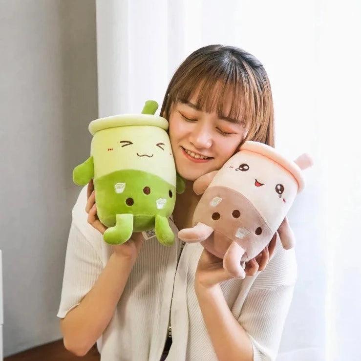 Smily Milk Bubble Tea Plushies - MoeMoeKyun