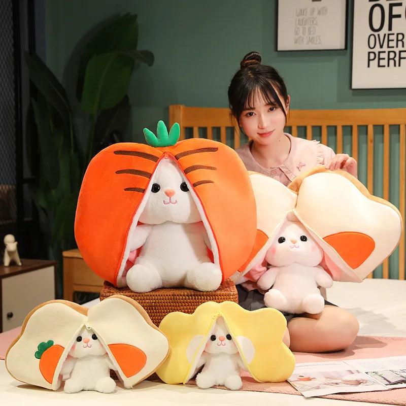 Sneaky Transformable Rabbit Plushies - MoeMoeKyun