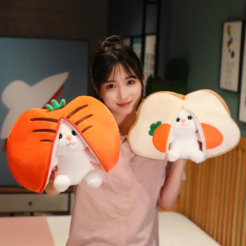 Sneaky Transformable Rabbit Plushies - MoeMoeKyun