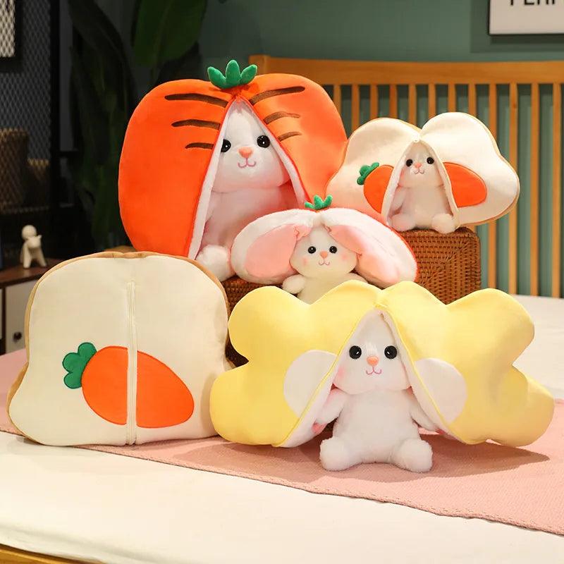 Sneaky Transformable Rabbit Plushies - MoeMoeKyun