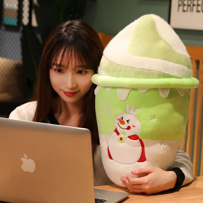 Snowman Ice Cream Plush Toys - MoeMoeKyun