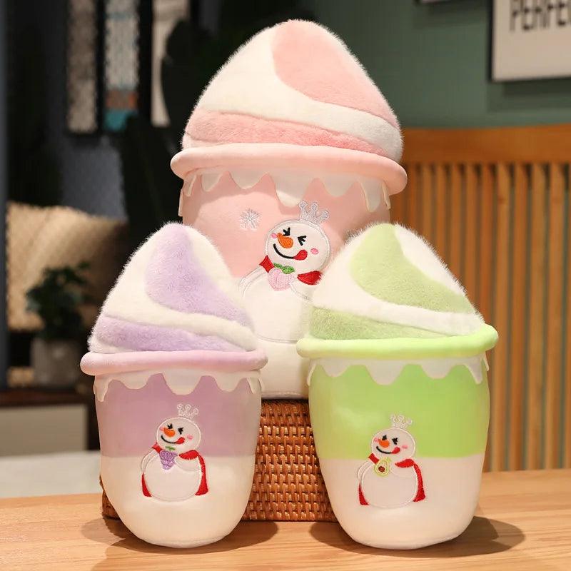 Snowman Ice Cream Plush Toys - MoeMoeKyun