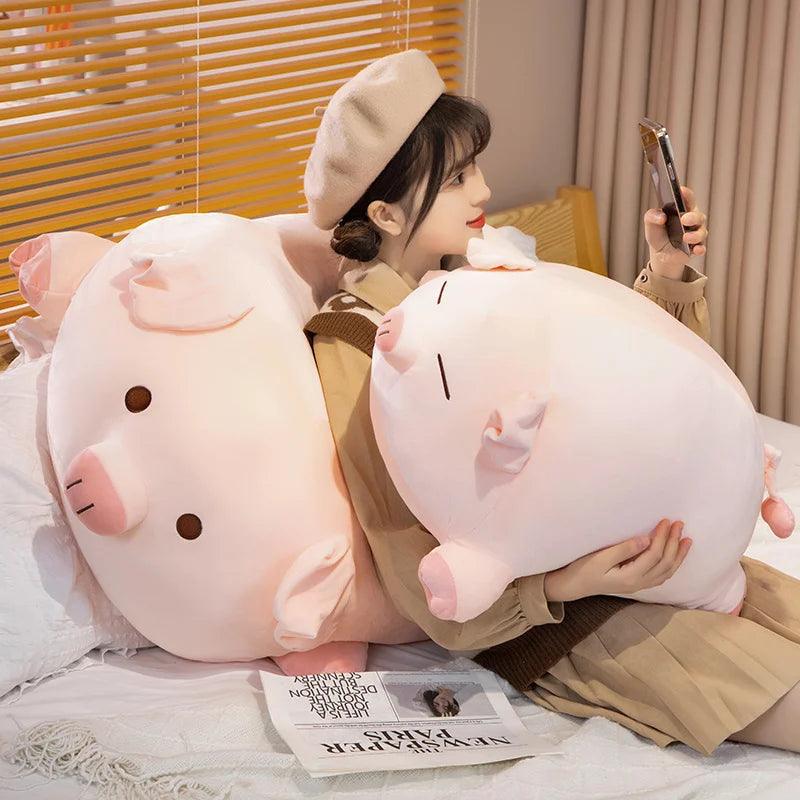 Squishy Pink Pig Plushies - MoeMoeKyun